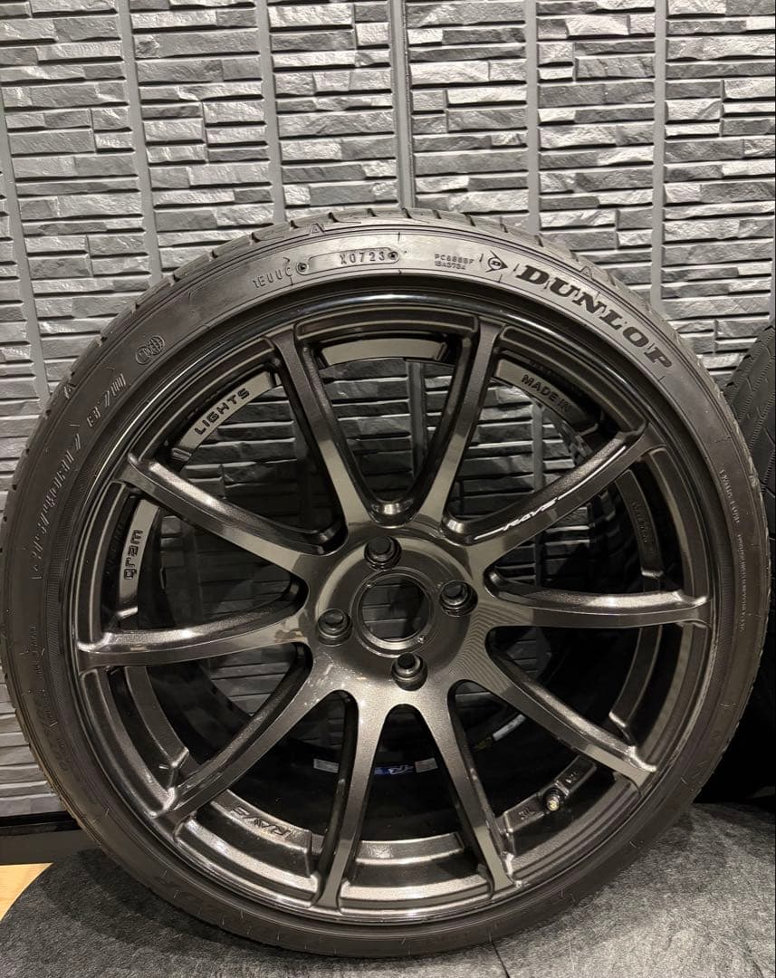 【超美品】NDロードスターRAYS 57トラセンド17インチ8.5j FACE2