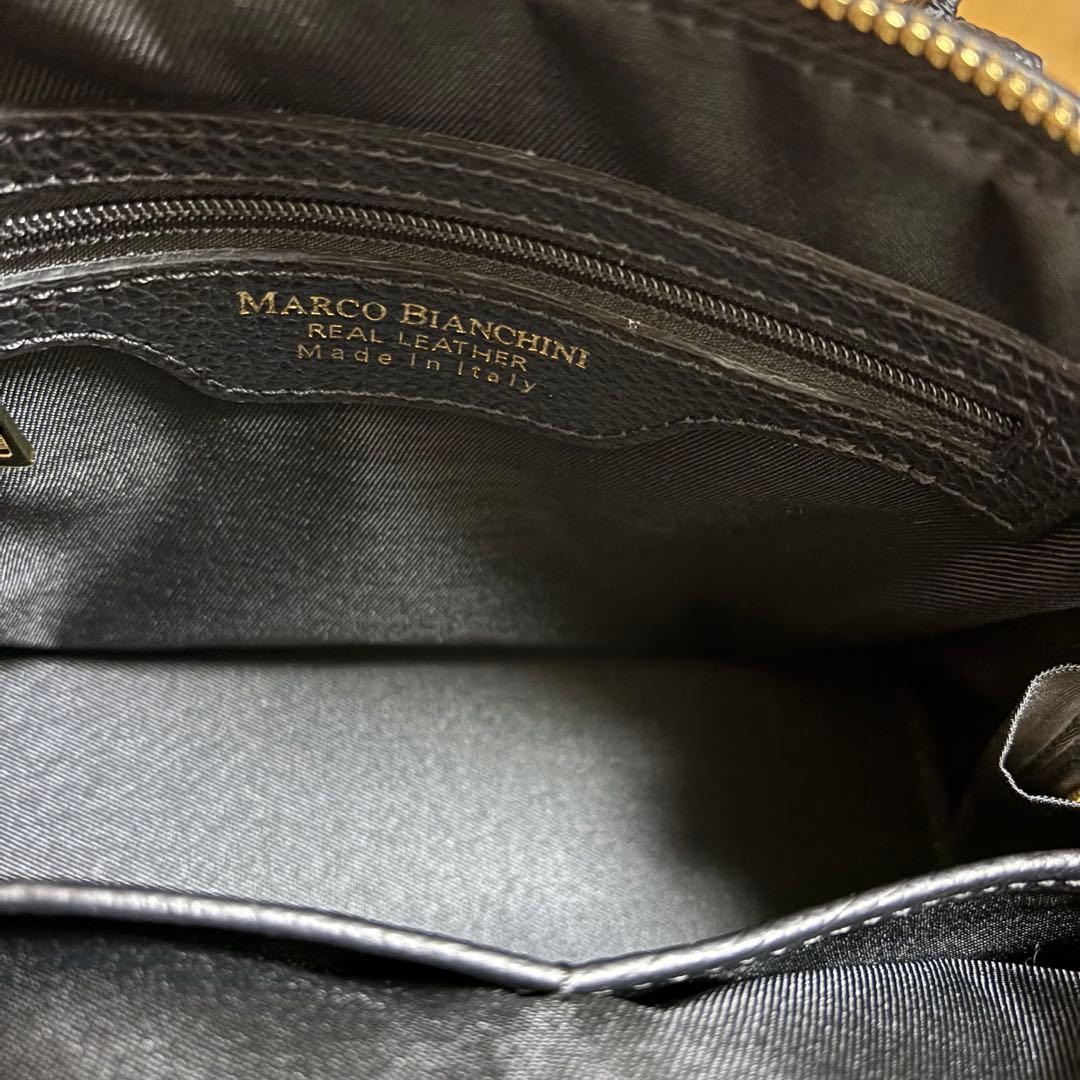 ◆MARCO BIANCHINI 本革 ハンドバッグ