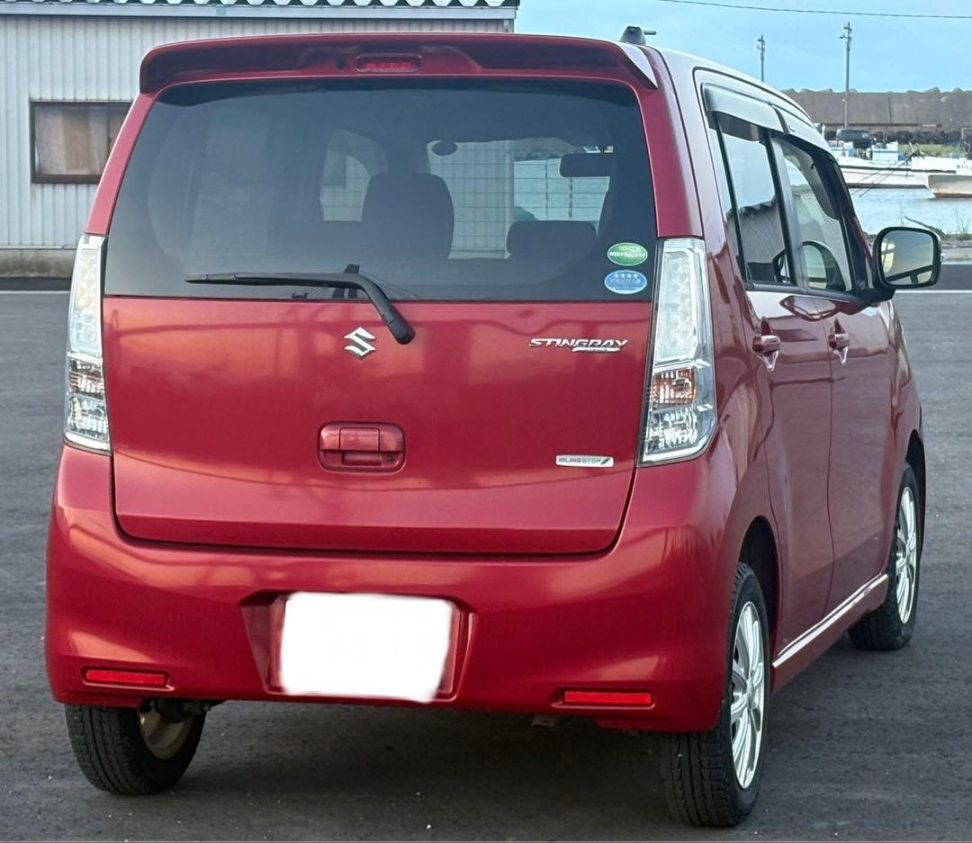 ワゴンRスティングレー[後期/ ターボ/ 車検2年付/ 9万キロ/ 取扱説明書]