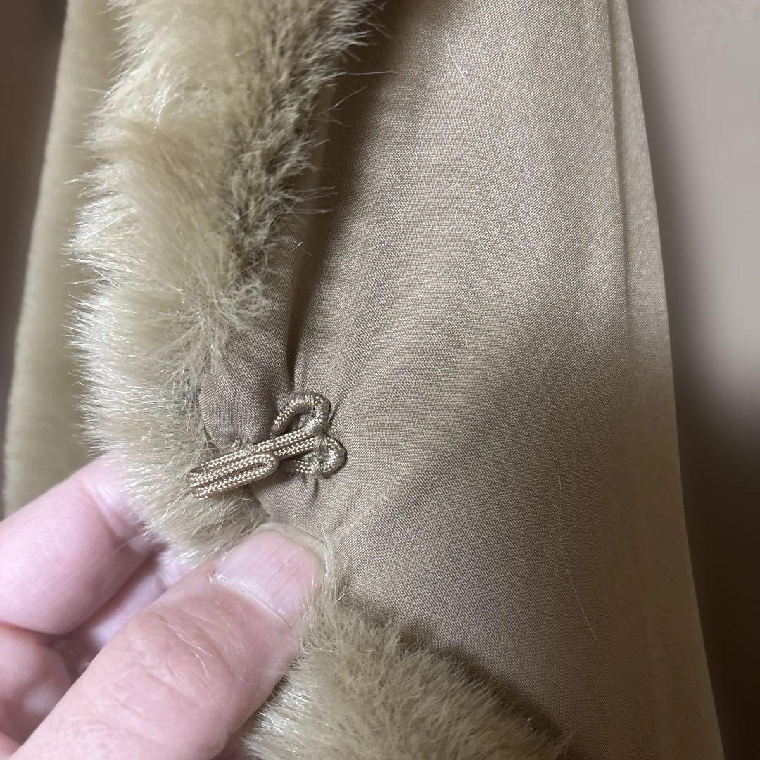 ✨JENNE リッチボリュームファーケイプ 芝犬カラー✨新品同様‼️格安❣️❣️❣️