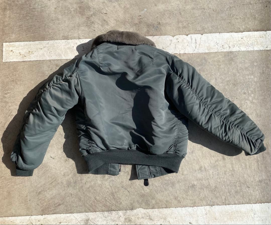 B-15 フライトジャケット　ファー付き