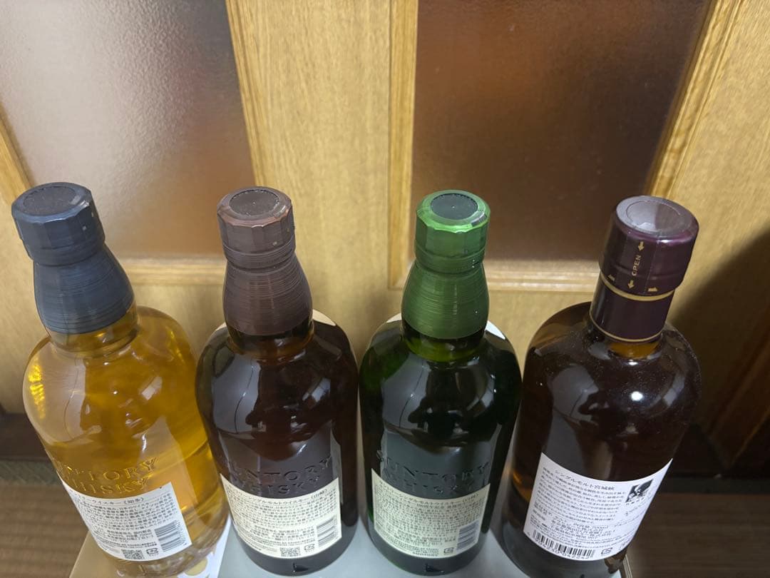 サントリーウイスキー4本セット(山崎、白州、知多、宮城峡)