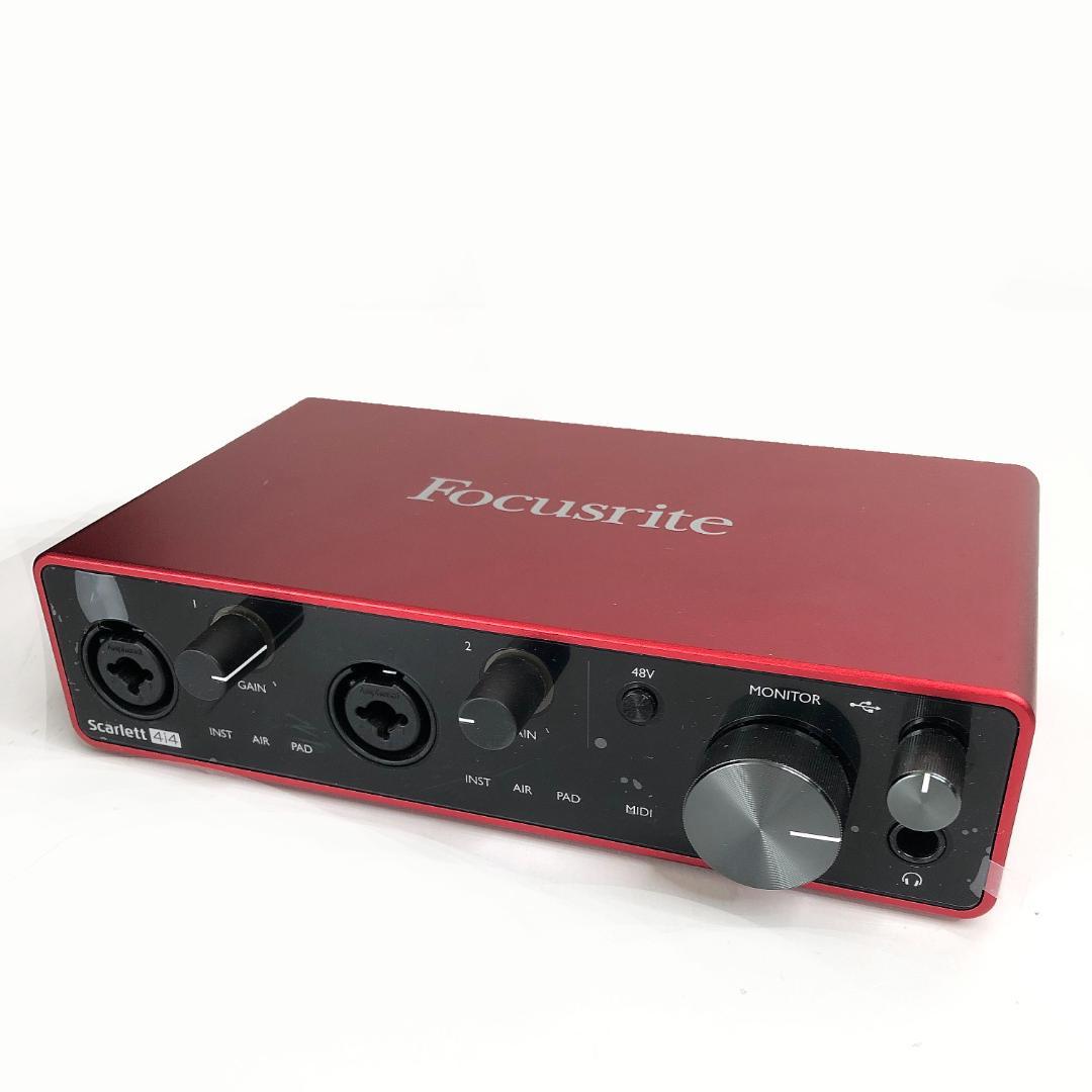 Focusrite★オーディオインターフェイスScarlett 4i4 gen3