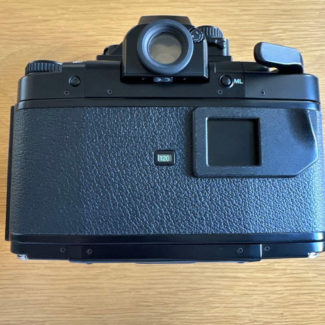 【美品・OH済】PENTAX 67Ⅱ AEファインダー ウッドグリップ付