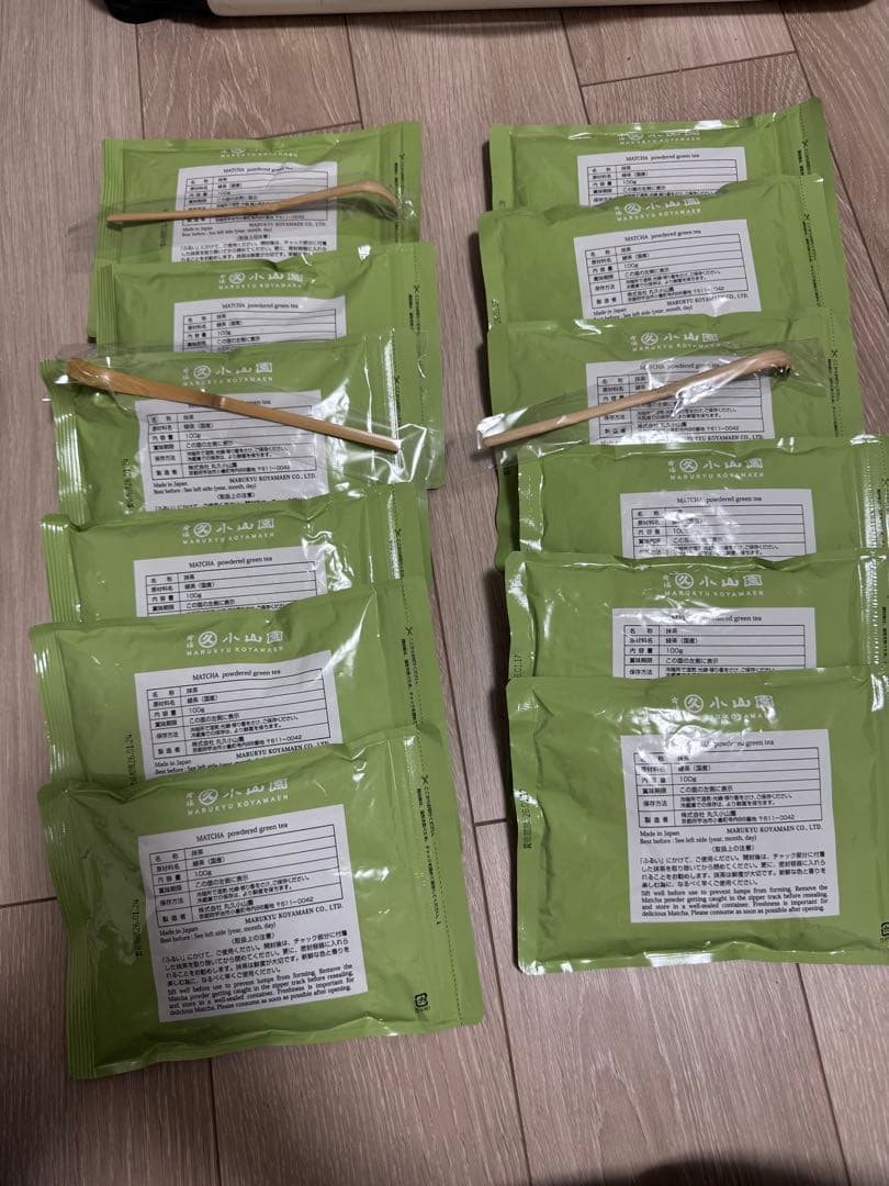 宇治 丸久小山園 抹茶 五十鈴 100g x 5袋 青嵐100g x 6袋