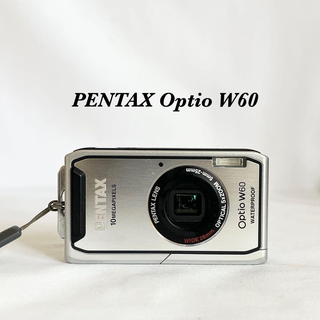 【完動品】PENTAX Optio W60 デジタルカメラ 動作確認済み