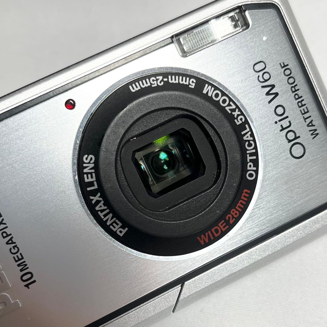 【完動品】PENTAX Optio W60 デジタルカメラ 動作確認済み