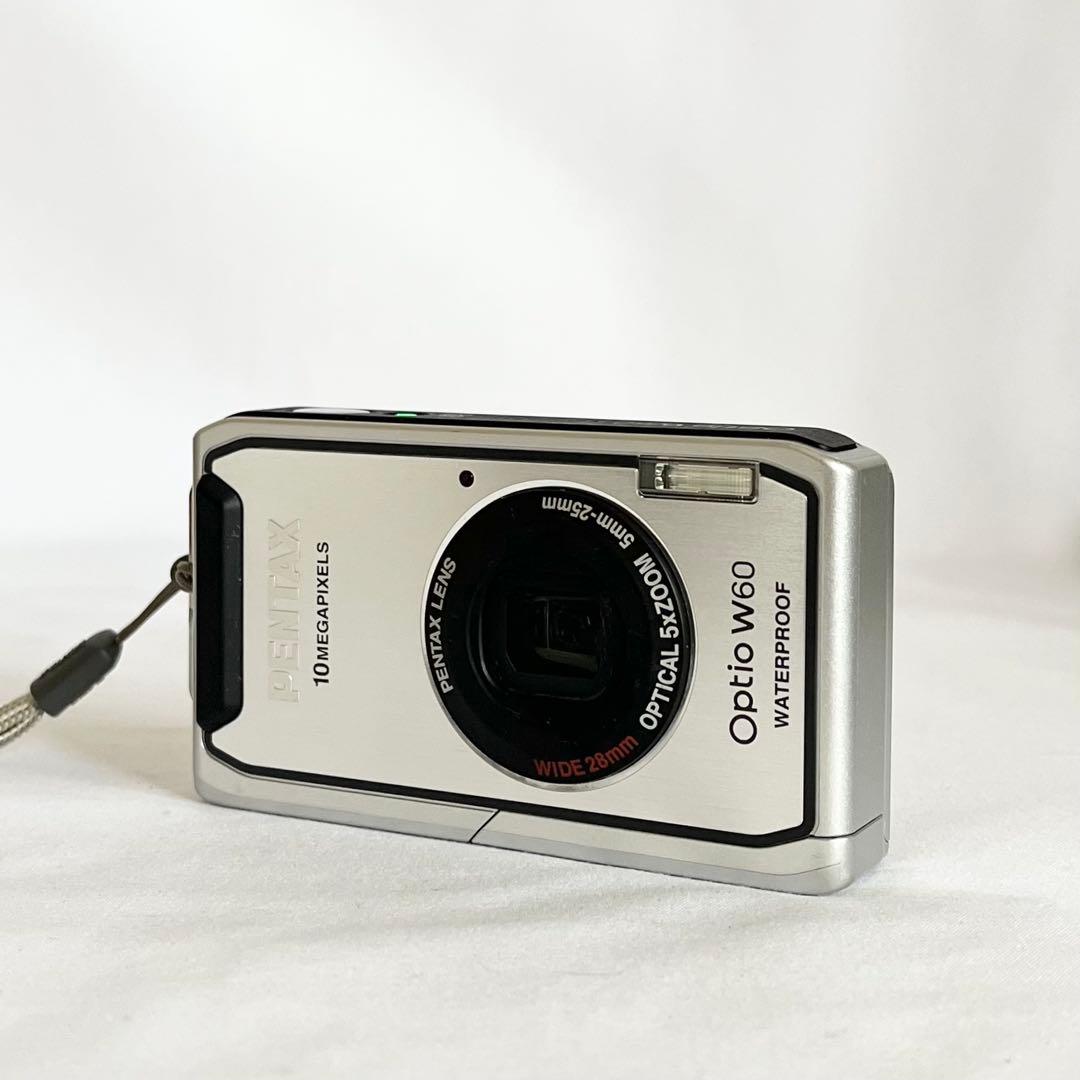 【完動品】PENTAX Optio W60 デジタルカメラ 動作確認済み