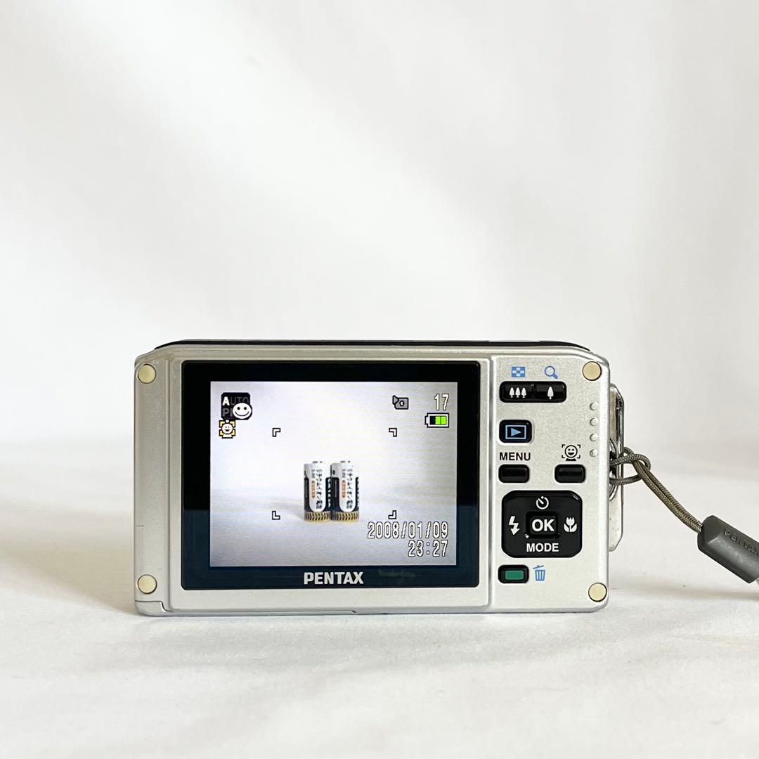 【完動品】PENTAX Optio W60 デジタルカメラ 動作確認済み