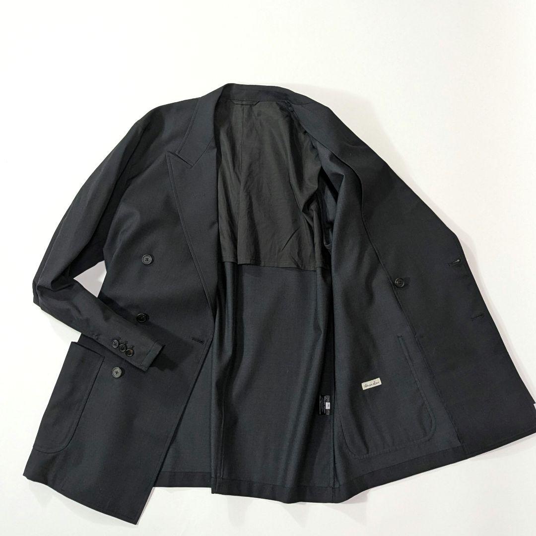 超高級ウール★未使用級スティーブンアラン　ダブル　テーラードジャケット　XL