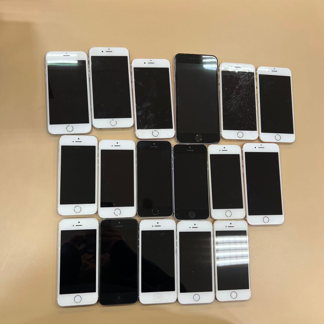 iPhone5〜6P他 ジャンク18台まとめ