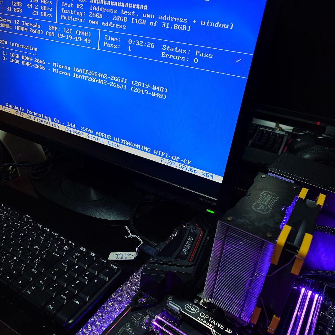 Crucial DDR4 2666 16GB ×2 計 32GB 【動作確認済】