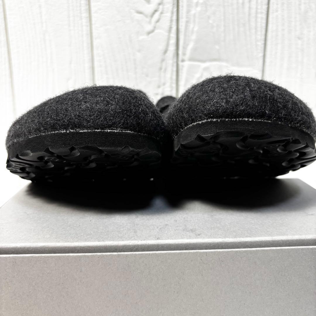 美品 ビルケンシュトック ボストン フェルト 37 24cm グレー