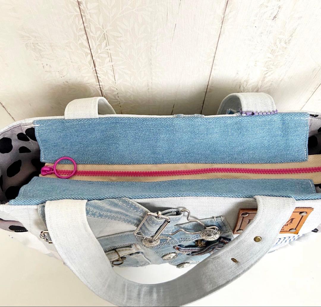 デニムリメイクバック　サロペット