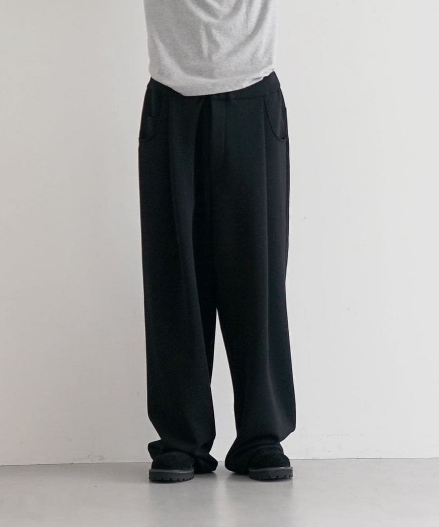 NEONSIGN Wide tech slacks \"BLACK\" o別注 44