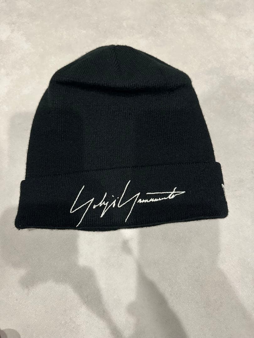【美品】Yohji Yamamoto 黒 ニット帽