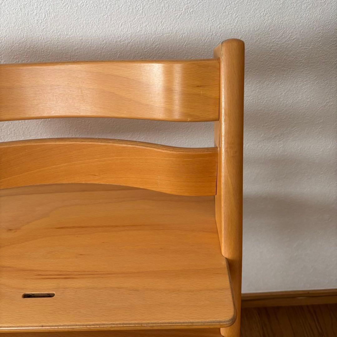 ストッケ　トリップ トラップ　ベビーチェア+ベビーセット　ナチュラル　S/N3②