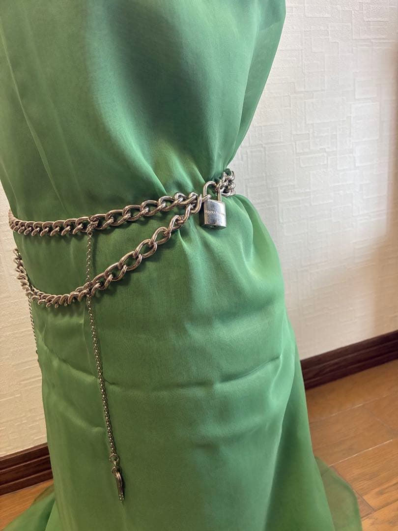 チェーンベルト 鍵付き シルバー　ドルガバ