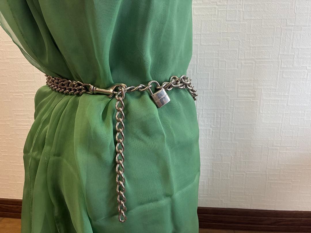 チェーンベルト 鍵付き シルバー　ドルガバ