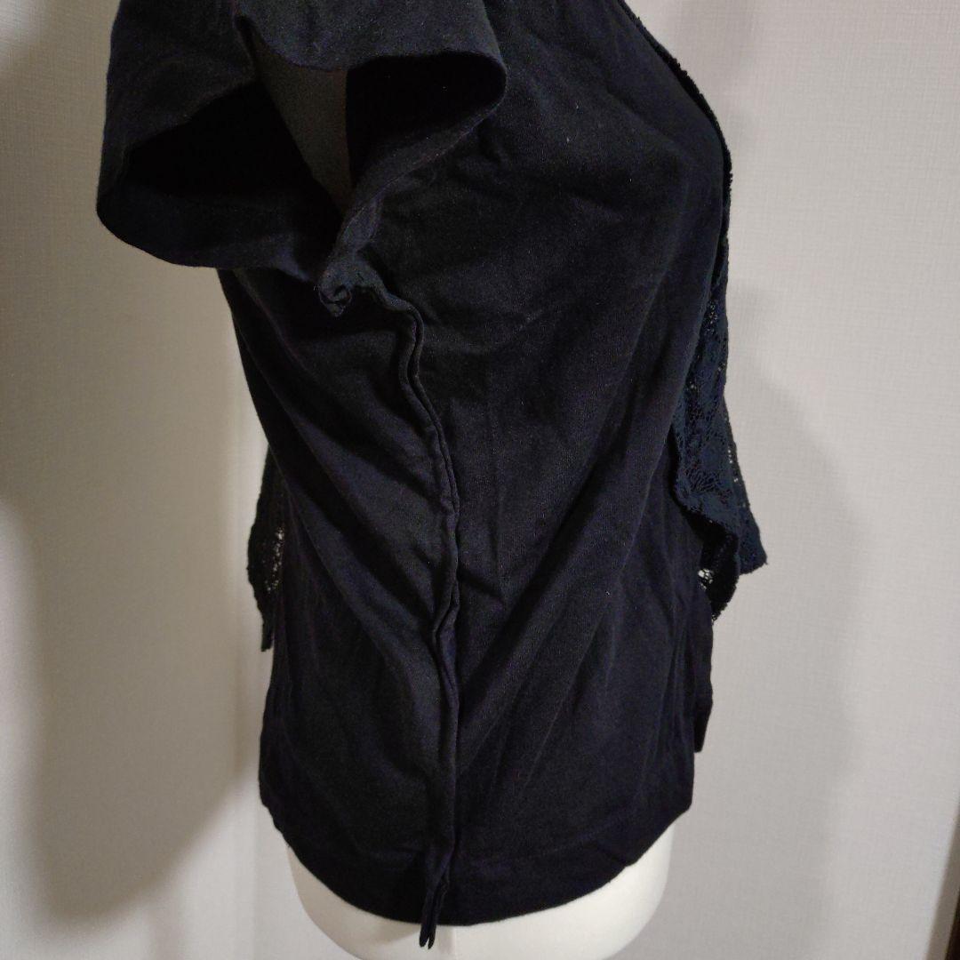 【美品】タオコムデギャルソン　半袖トップス　レース　異素材