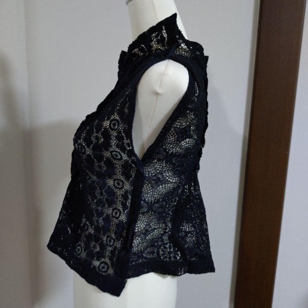 【美品】タオコムデギャルソン　半袖トップス　レース　異素材