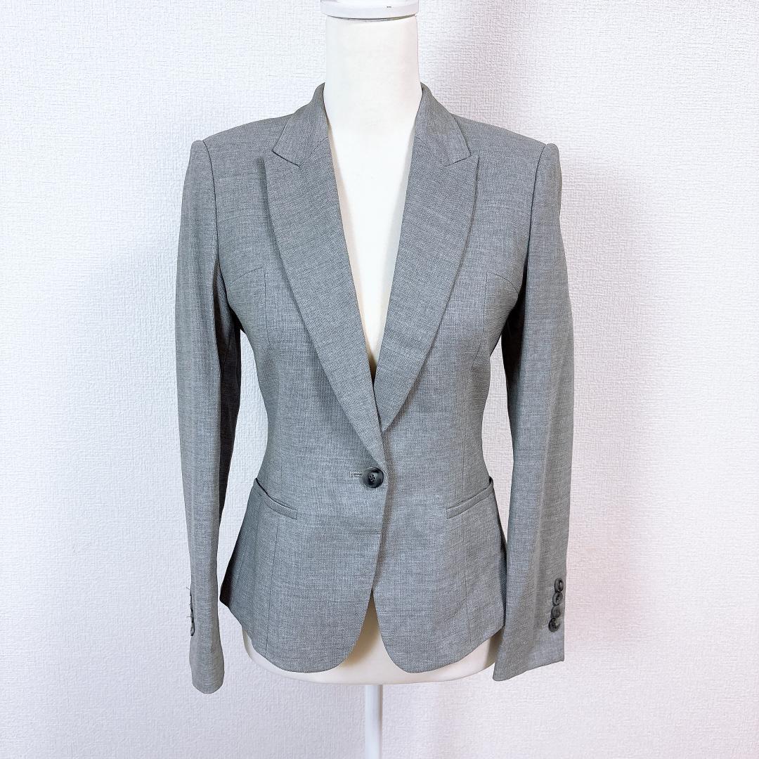 【美品】ヒューゴボス HUGOBOSS テーラードジャケット DE34