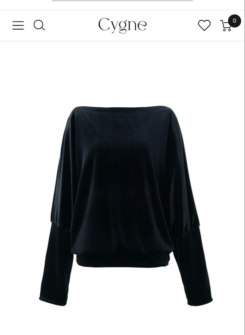 cygne シーニュ　完売　ベロアトップス gigi