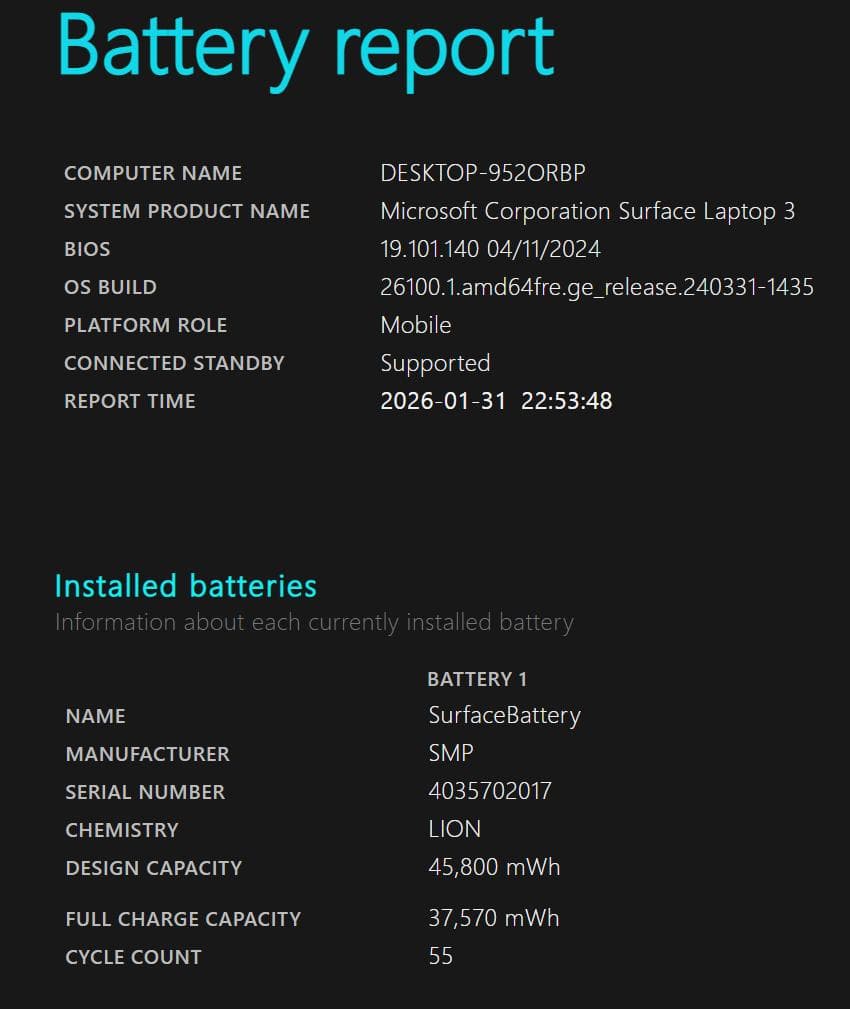 Windowsノート本体 Surface Laptop 3