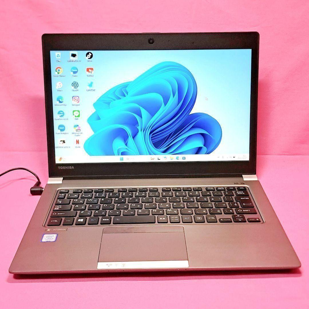 G68 小型軽量 東芝ノートパソコン 第7世代i5/SSD Windows11