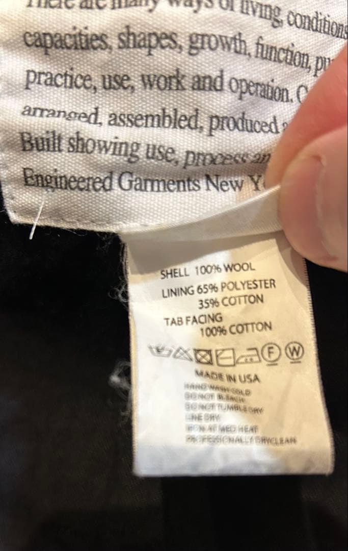 ENGINEERED GARMENTS WOOLRICH ダッフルコート M