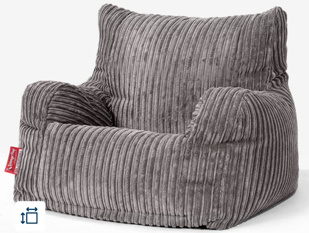 lounge pugビーズクッション　1人掛け　２個セット