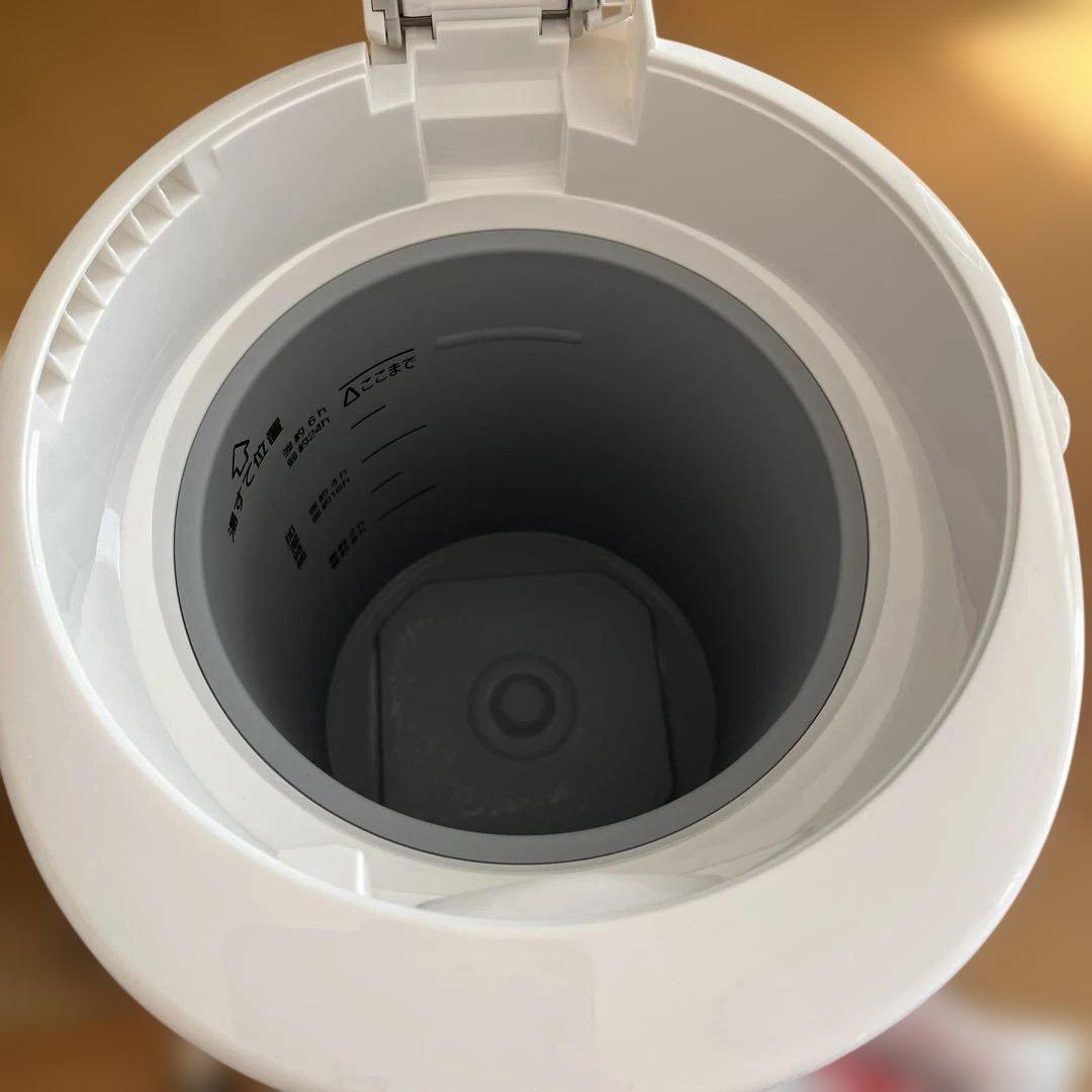 象印 スチーム式加湿器 EE-RU50-WA ホワイト　加湿能力480ml/h