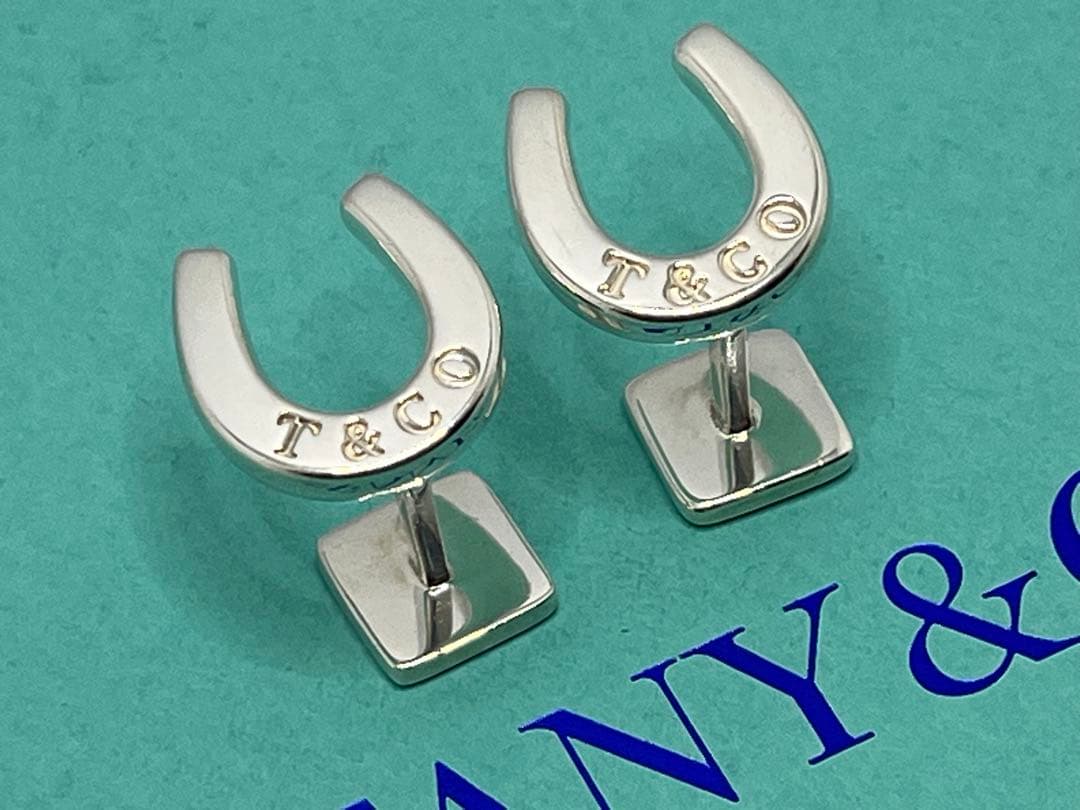 c460 希少　美品　ティファニー　ホースシュー　カフス　カフリンクス　925蹄