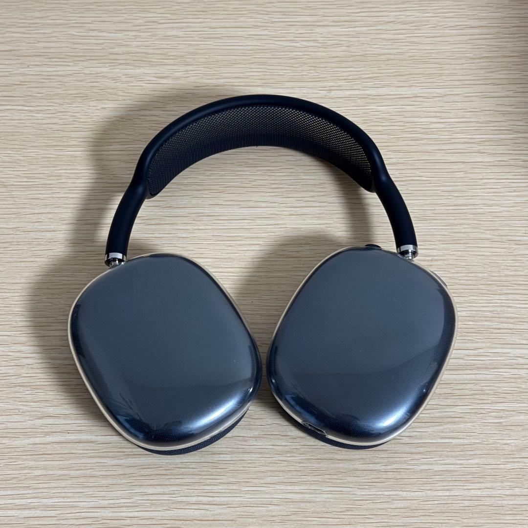Apple AirPods Max (USB-C)ミッドナイト　クリアカバー付き