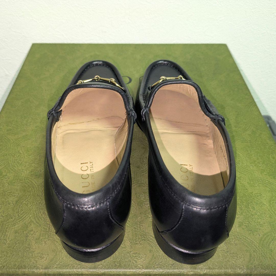 美品　GUCCI　ホースビットローファー　ヴィンテージ　黒　金　37 1/2C
