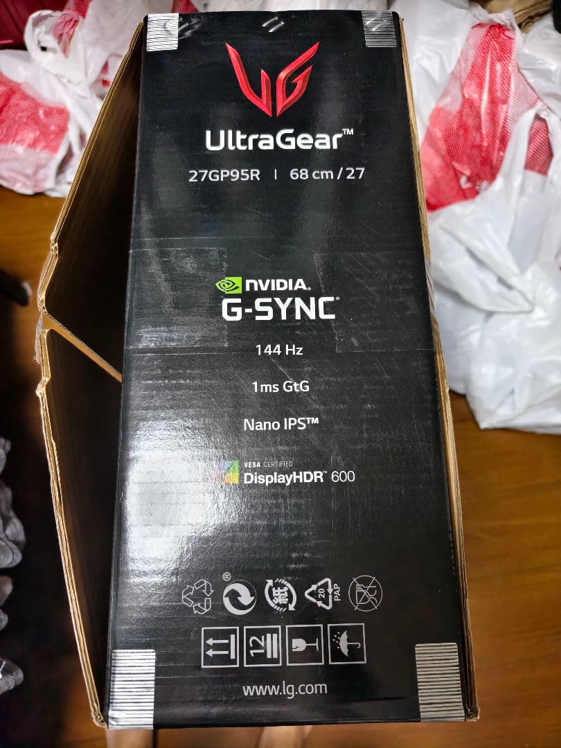 LG 4Kゲーミングモニター27インチ 27GP95RP-B