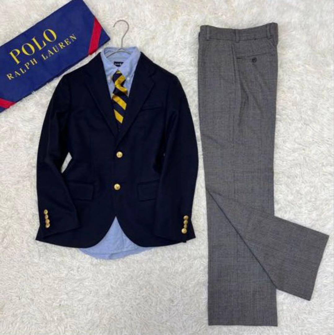 豪華4点✨ポロラルフローレン 150フォーマルセットアップスーツ　卒業式　極美品