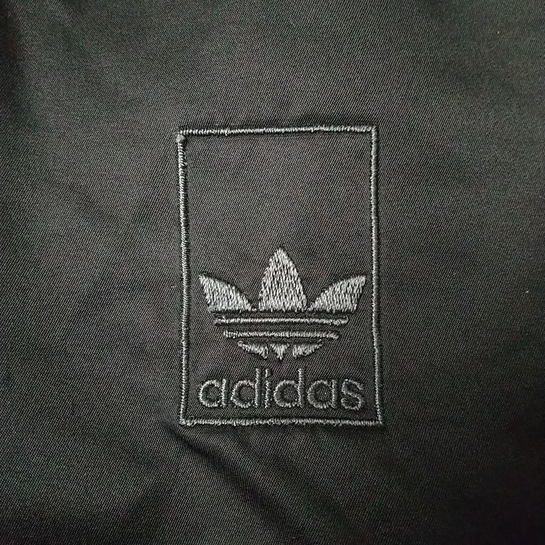 希少コラボ☆アディダス×ベスパ 刺繍ロゴ オールブラック トラックジャケット M