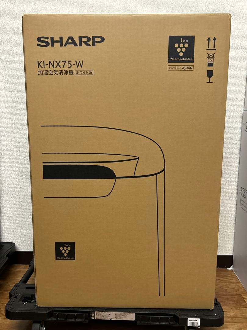 未開封 SHARP KI-NX75-W 空気清浄機