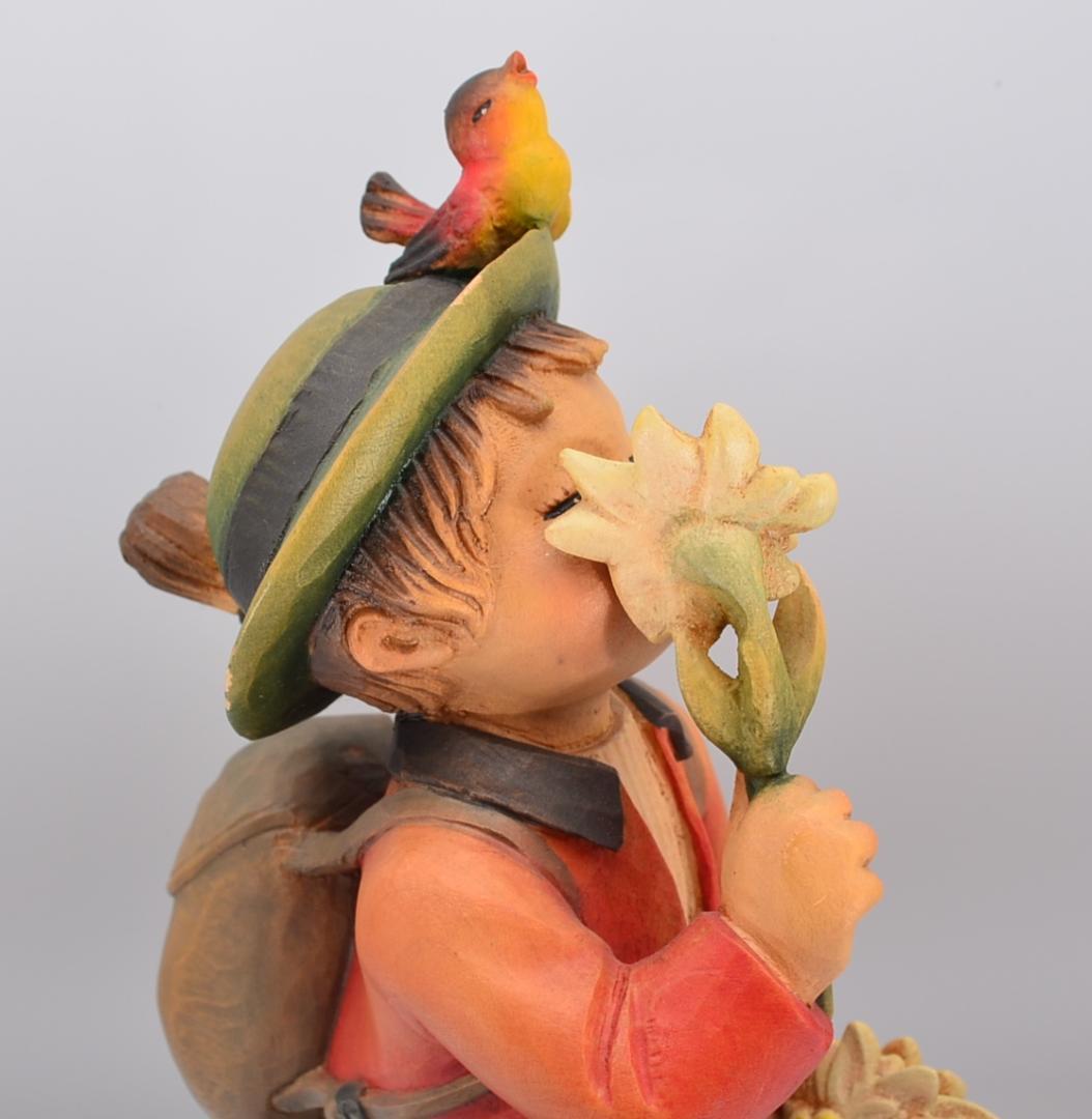 黄金の花　アンリ　ANRI　サラケイ　木彫り人形　イタリア　高さ27ｃｍ　レア