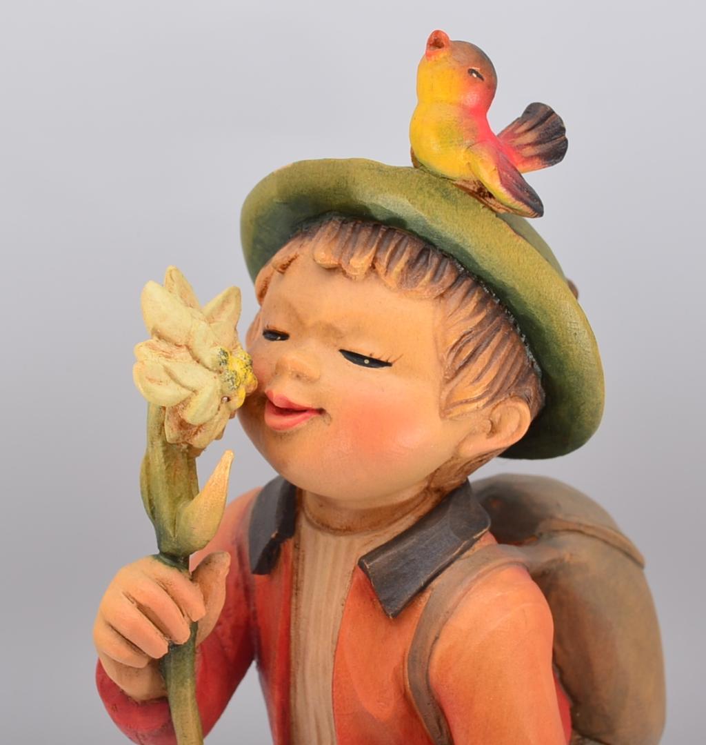 黄金の花　アンリ　ANRI　サラケイ　木彫り人形　イタリア　高さ27ｃｍ　レア