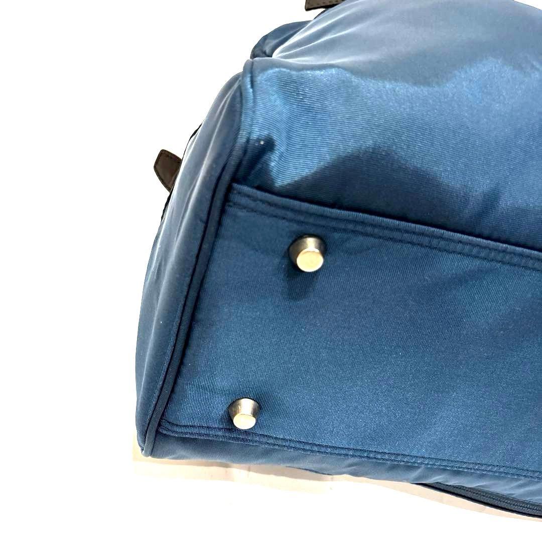 【美品】Paul Smith ナイロンボストンバッグ ネイビー A4可ACEコラ