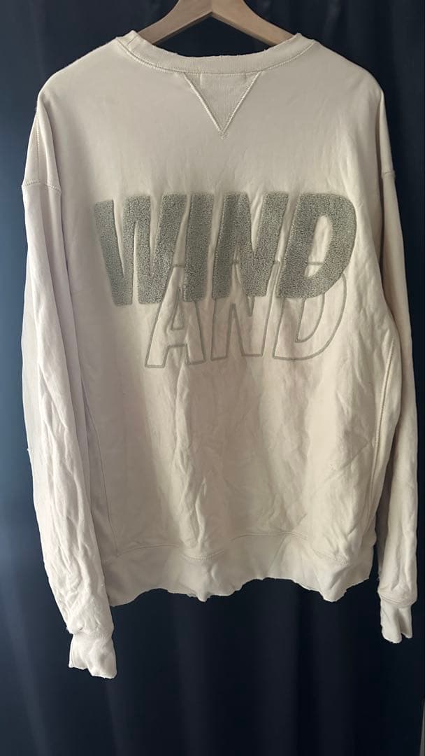SEA WIND AND ロゴ トレーナー