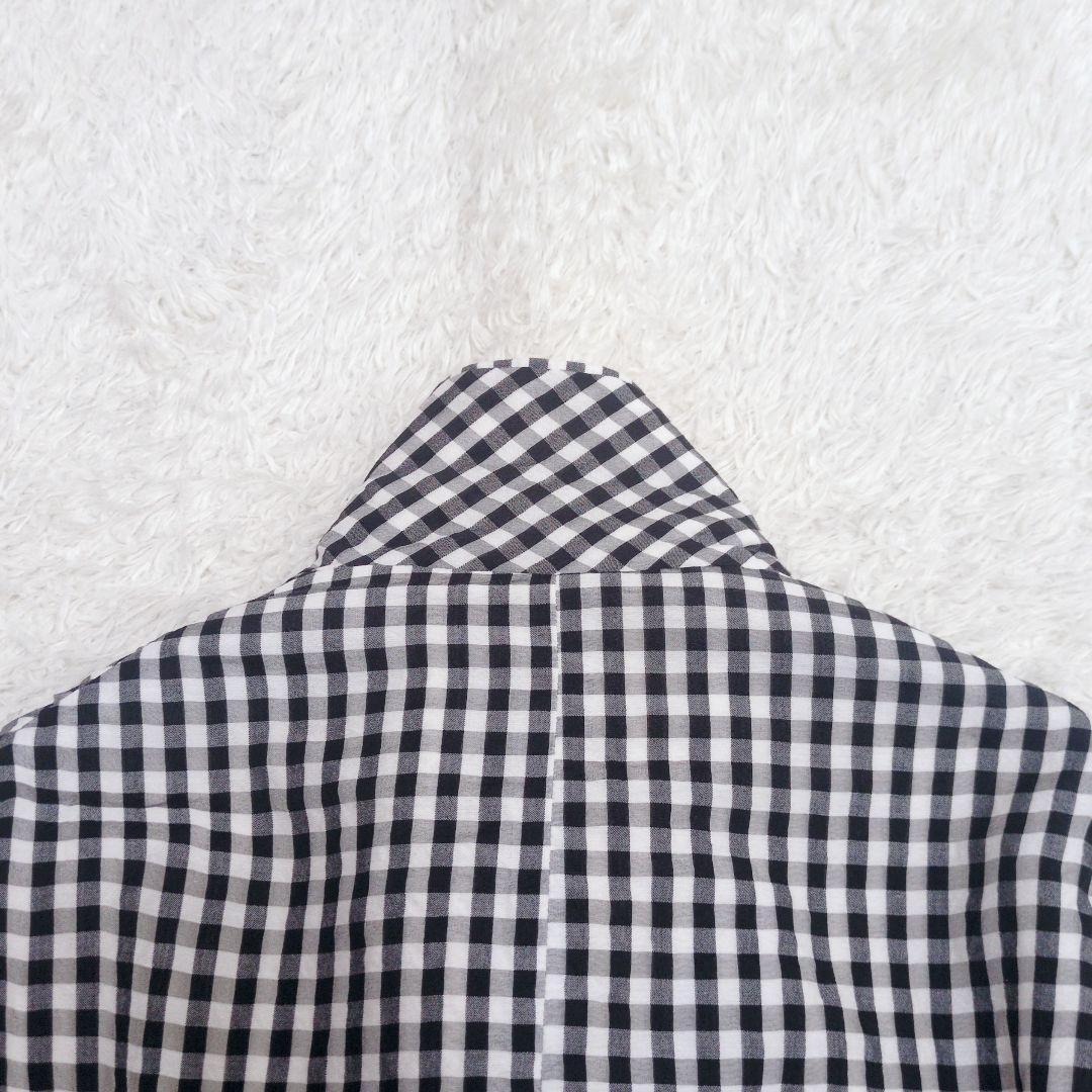 オールドマンズテーラー　テーラードジャケット　ギンガムチェック　コットンシルク