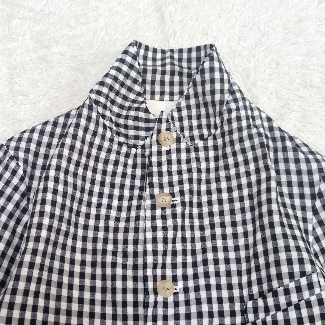 オールドマンズテーラー　テーラードジャケット　ギンガムチェック　コットンシルク