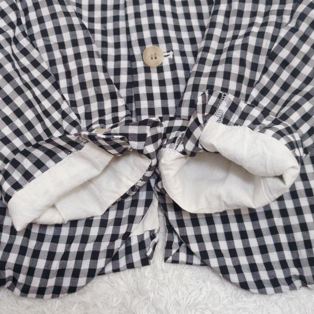 オールドマンズテーラー　テーラードジャケット　ギンガムチェック　コットンシルク