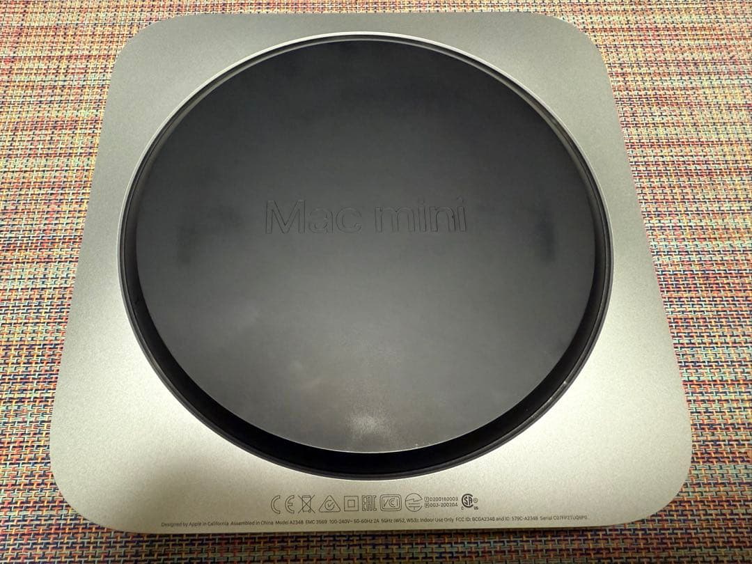 ミニPC Apple Mac mini (M1, 2020) 16GB 1TB SSD