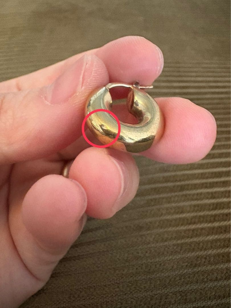 JIL SANDER ジルサンダー フープピアス 片耳