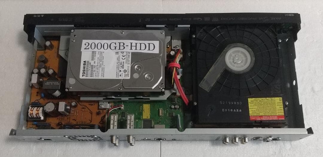 2TB-W録Panasonic BDレコーダーDMR-BW695完動品