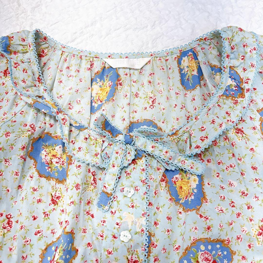 極美品✨PINKHOUSE フェリーチェチュニック　ピコフリル　ワンピース